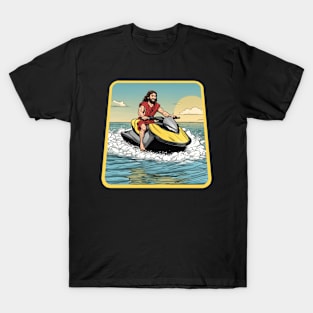 Jesus Christ jet skiing T-Shirt